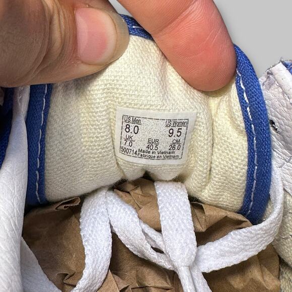 Vans Old Skool Royal Blue & White Men’s Sneakers - Size 8 - Picture 6 of 7